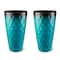 Glitzhome® 23.75" Oversized Wavy Texture Tall Plastic Planters, 2ct.